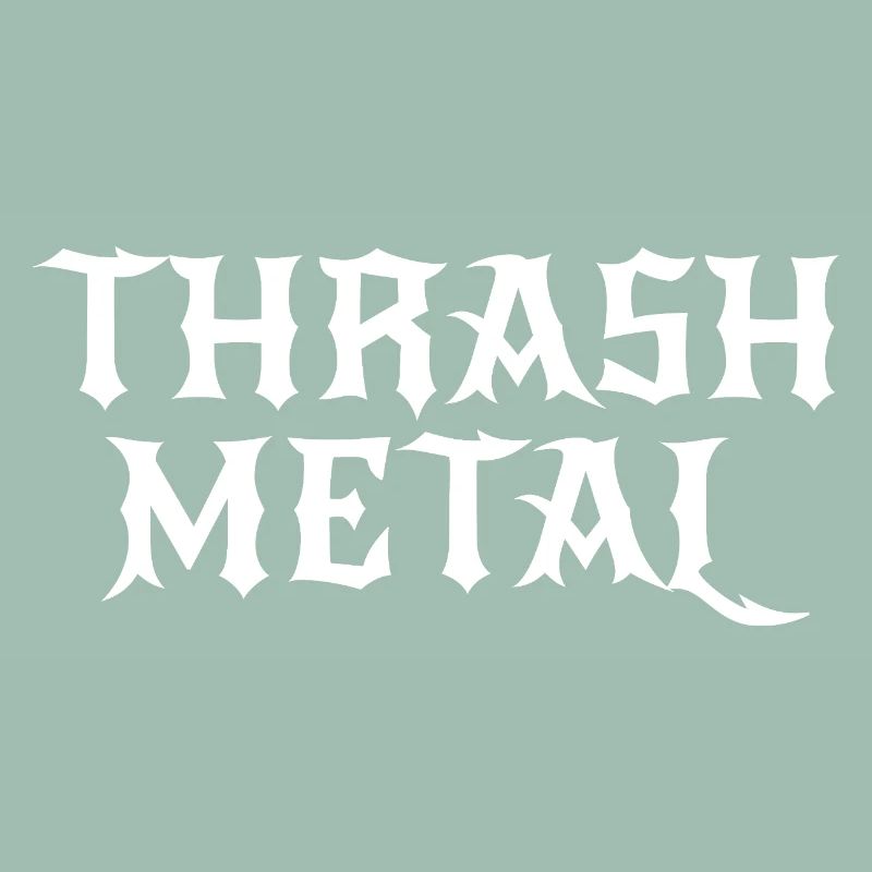 Thrash Metal Logo Crest