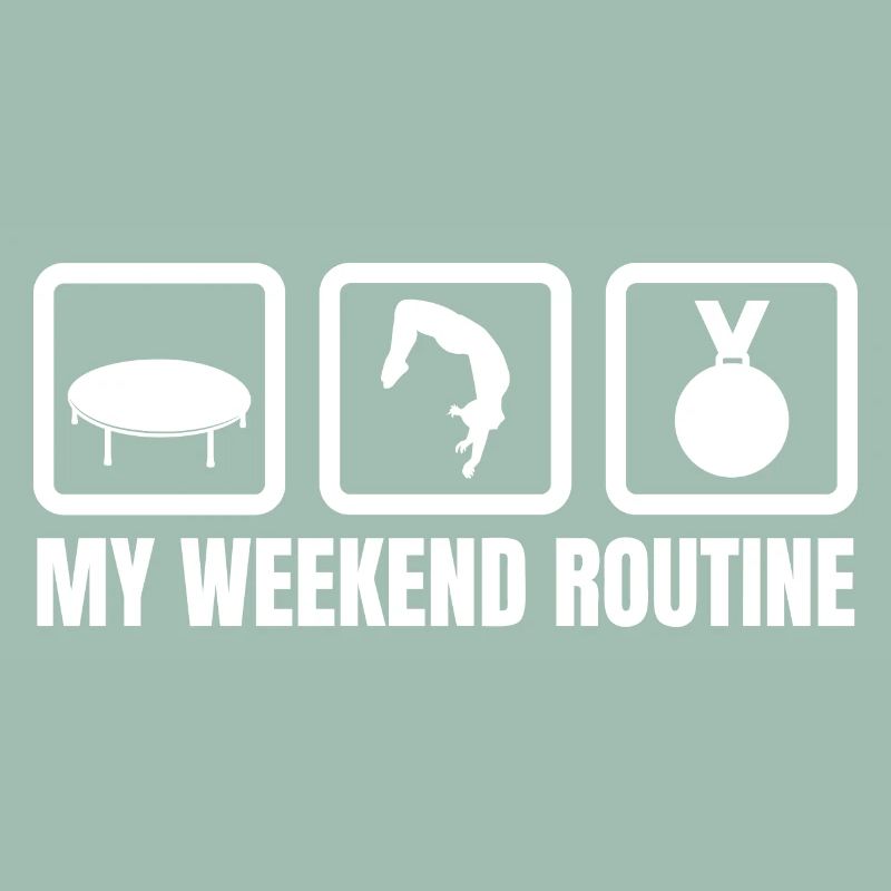 Trampolin Wochenendroutine