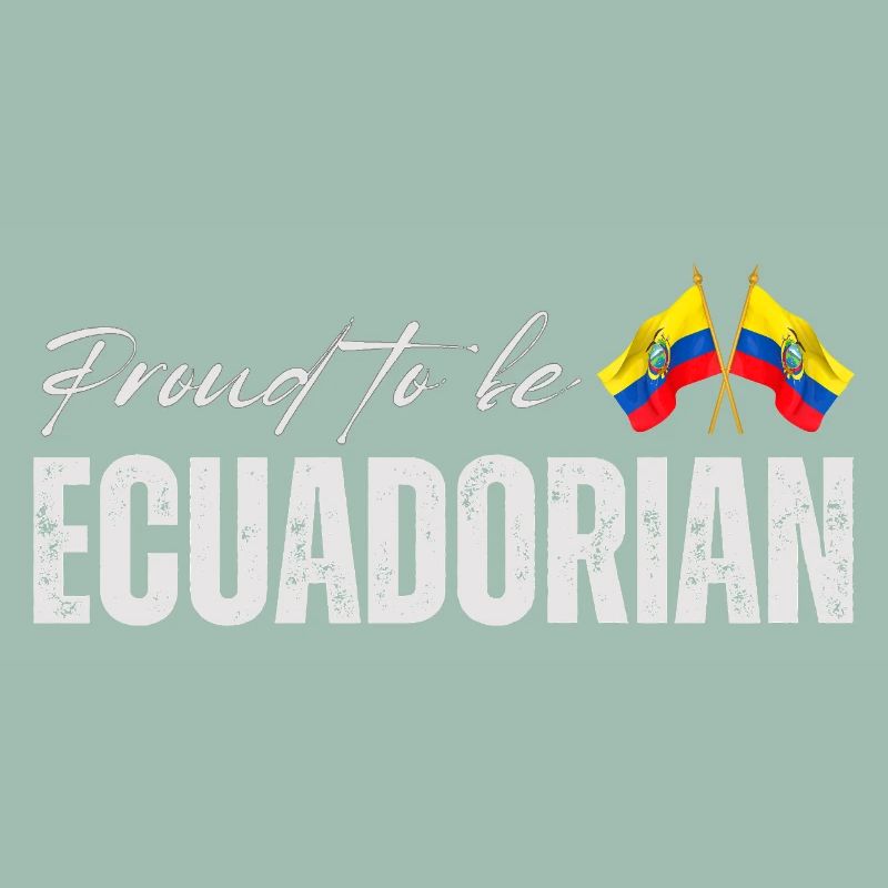 Fierté équatorienne, drapeau équatorien