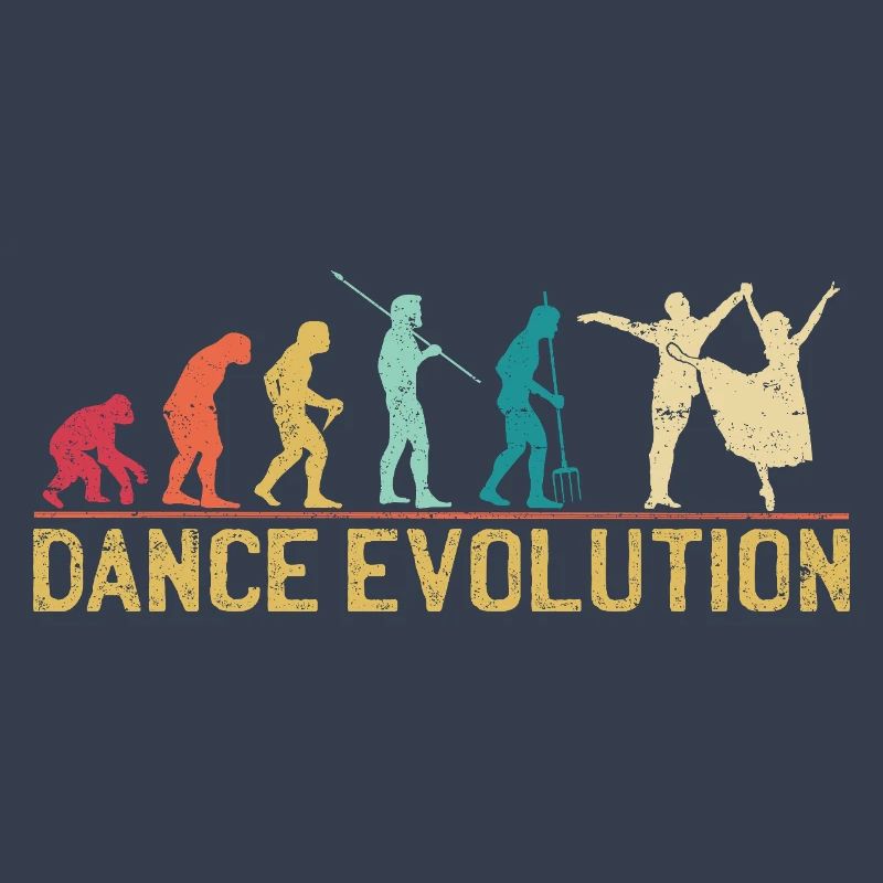 Dance Evolution Silhouette Design