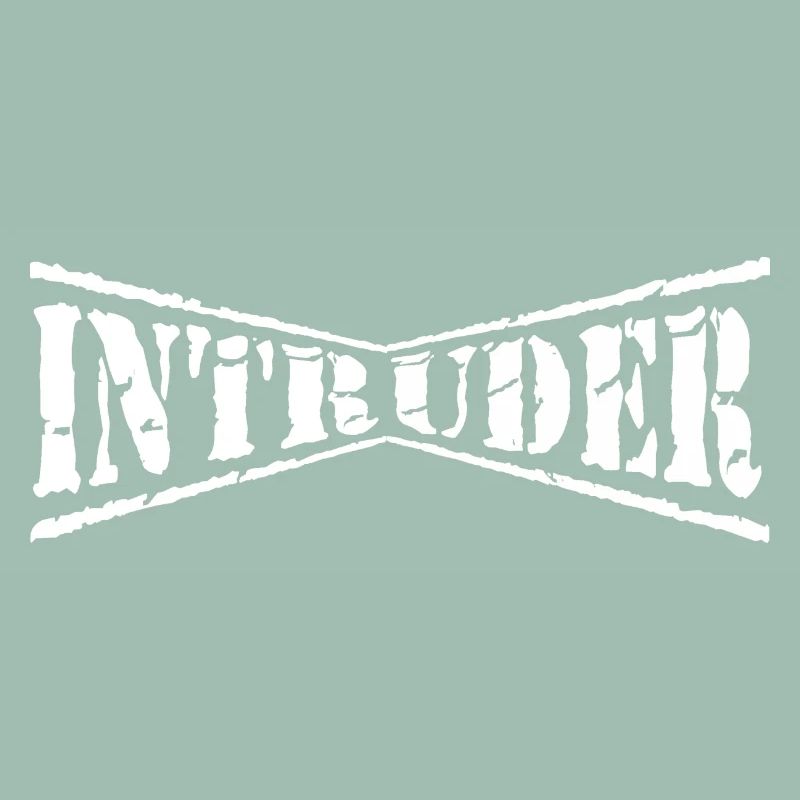 intrus hacker intrus clan sticker ordinateur