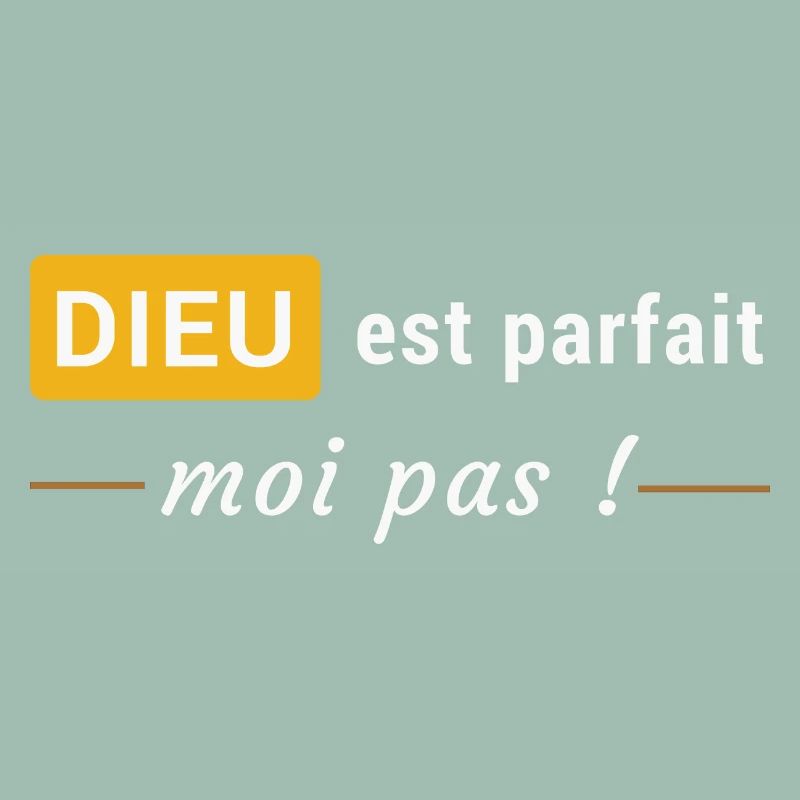 Dieu est parfait, moi pas !