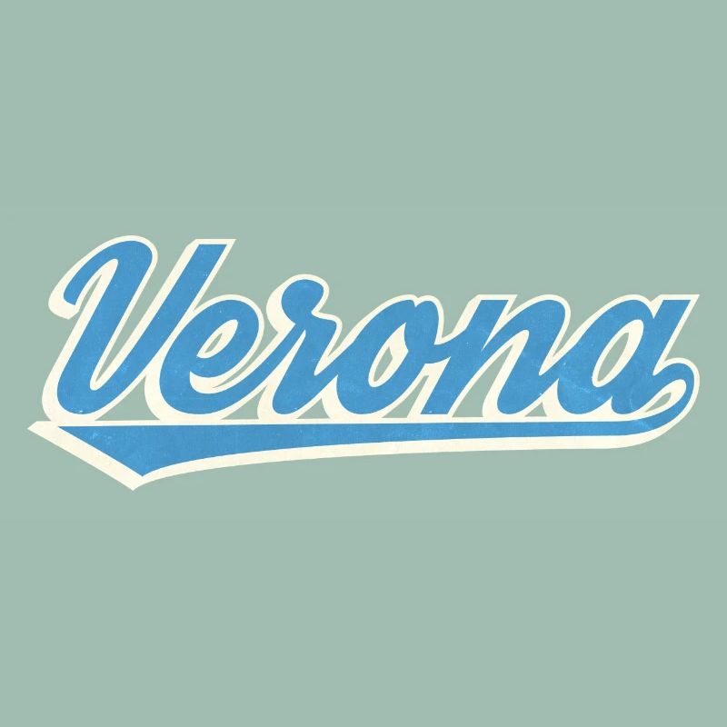Logo Vérone Blue Script