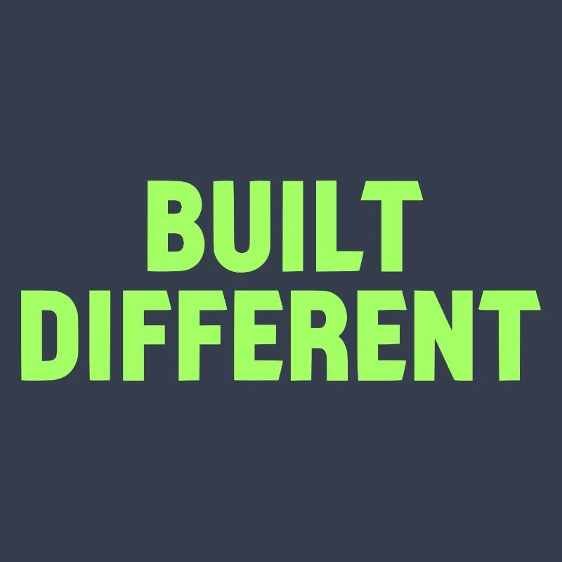 Built Different Neon Tee