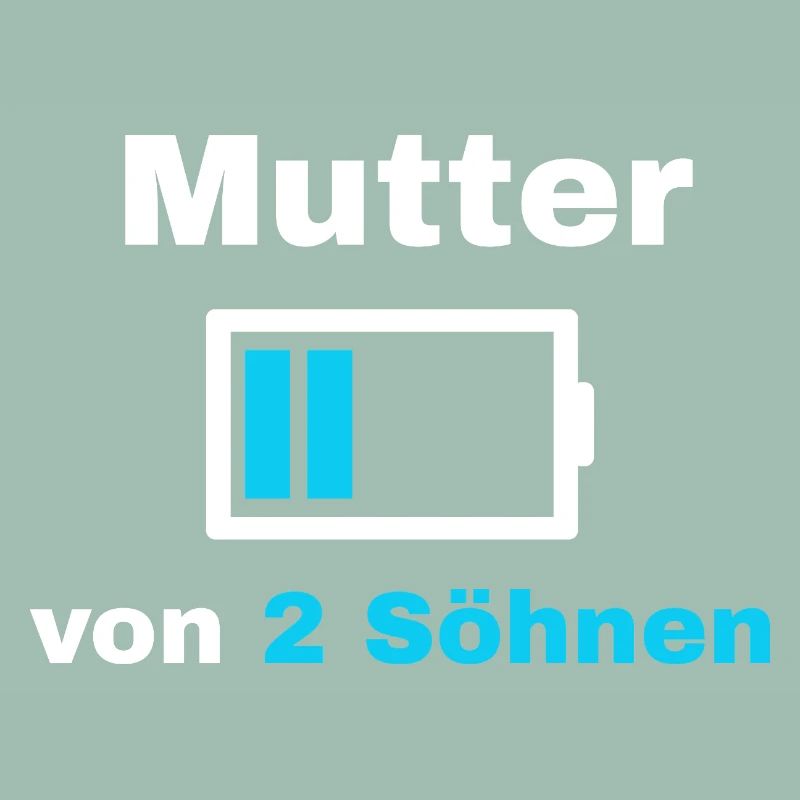 Mutter Sohn Spruch Stolz Mama 2 Kinder Geschenk