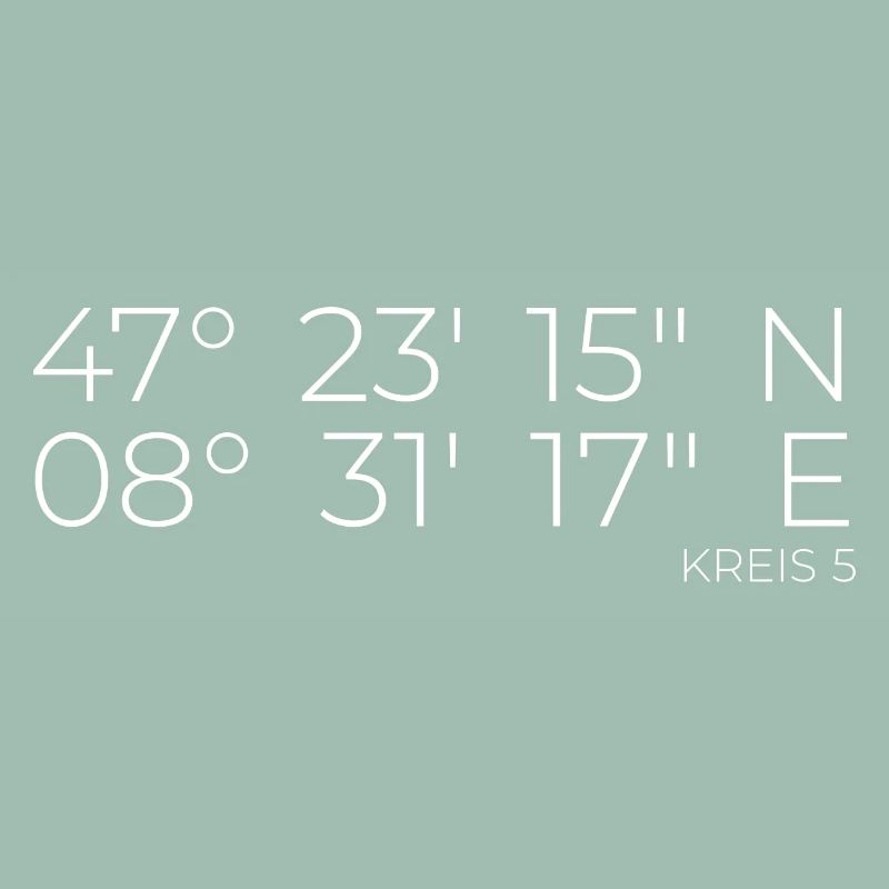 Coordinates District 5 Zurich