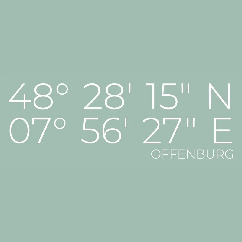 coordinates Offenburg