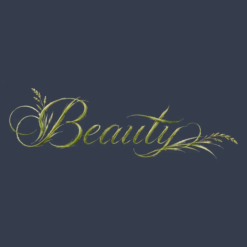 Beauté Lettres, Design de la nature