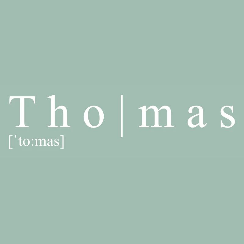 Thomas Définition Typographie