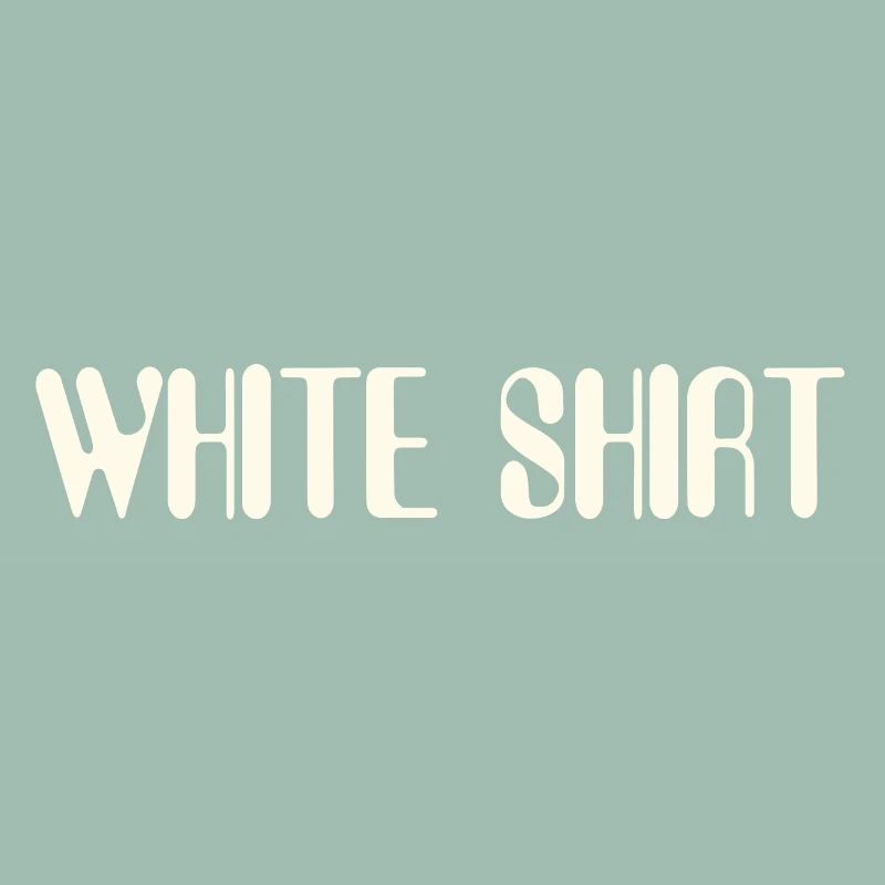 Chemise blanche | Chemise de chanson | Pull à bande
