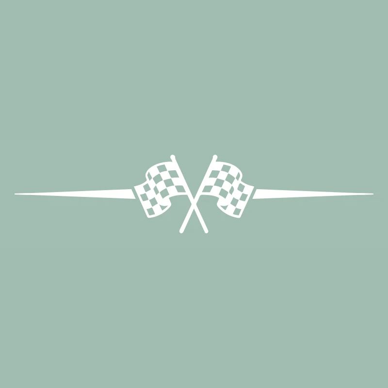 Icône de course de drapeau de course