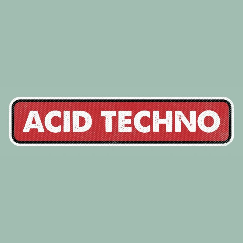 Acid Techno Neon Grid