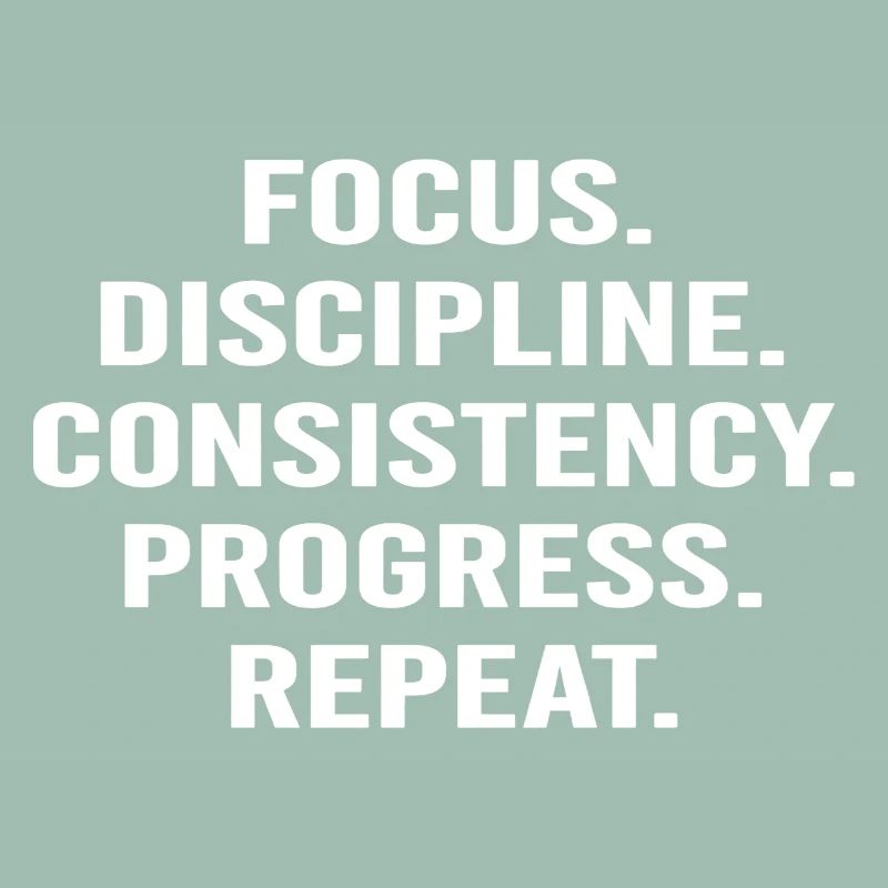 Concentration, discipline, progression, répétition.
