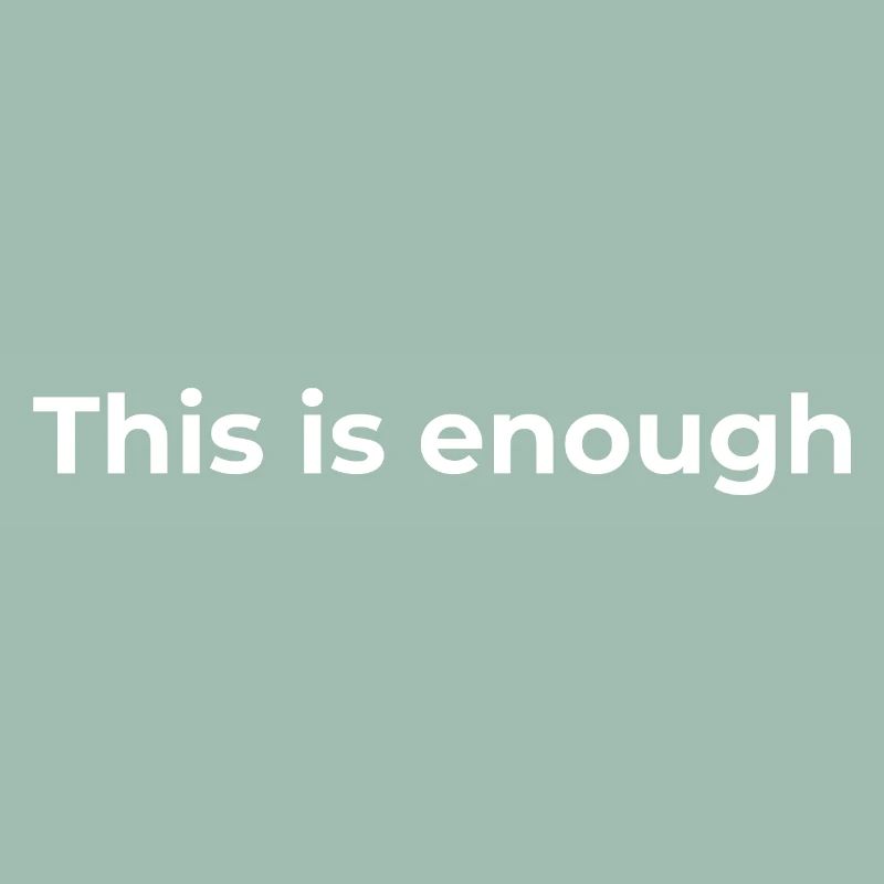 Don d’affirmation | Ça suffit, White