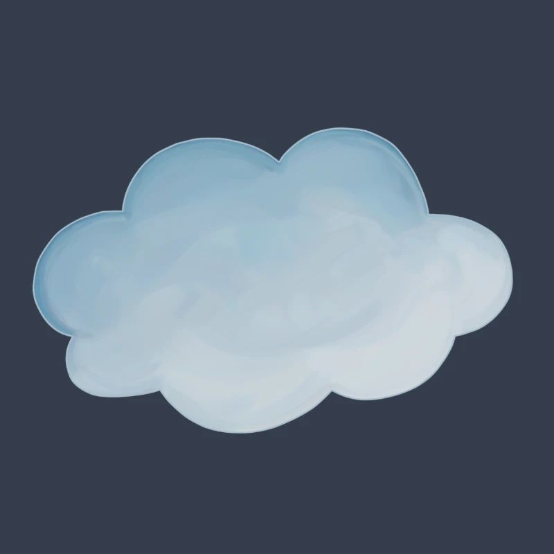 Cloud weather light blue