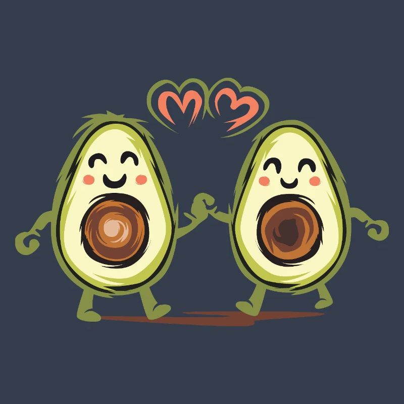 Divertente Avocado Couple – Amore e amicizia