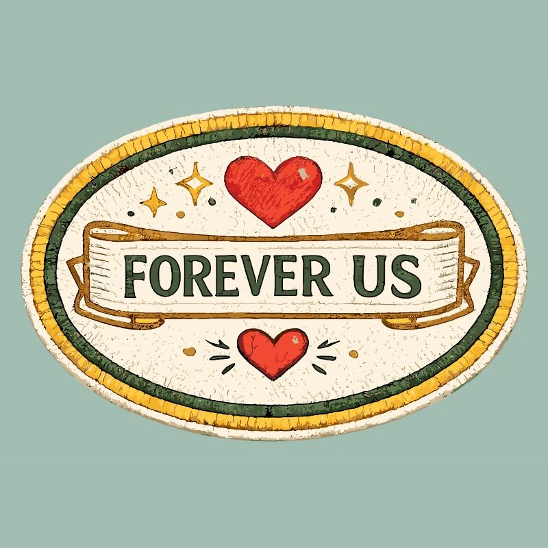 Forever Us Liebe Valentinstag Design Geschenk