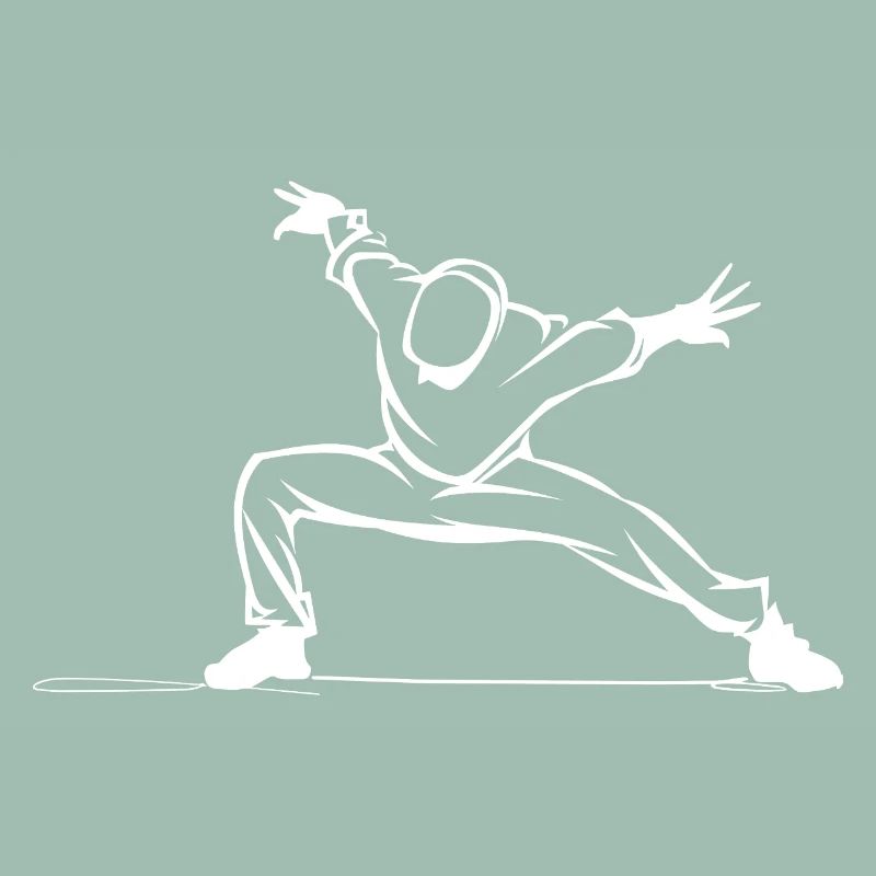 Dessin de breakdancer
