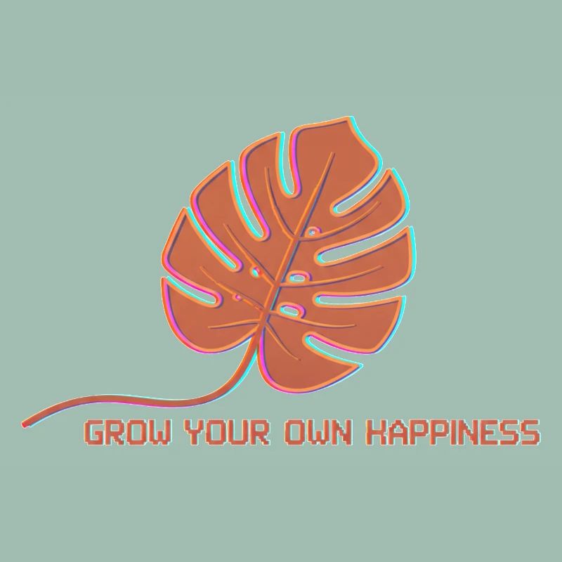 Monstera Glow Happiness Leaf
