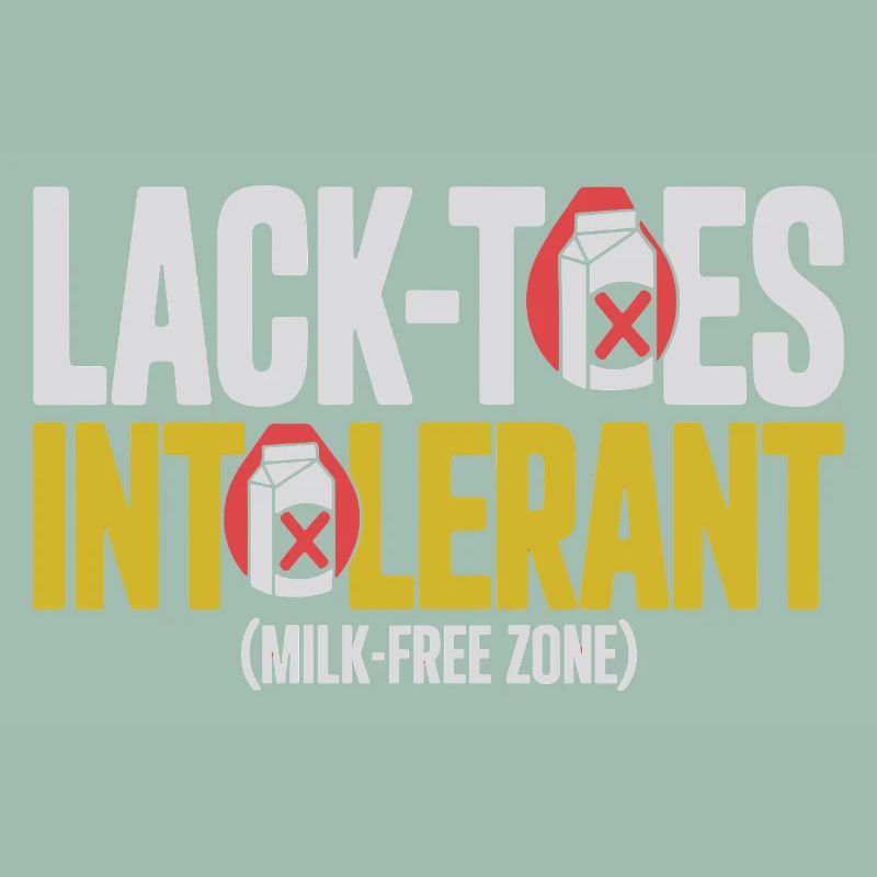 Zone sans intolérance au lait sans orteils