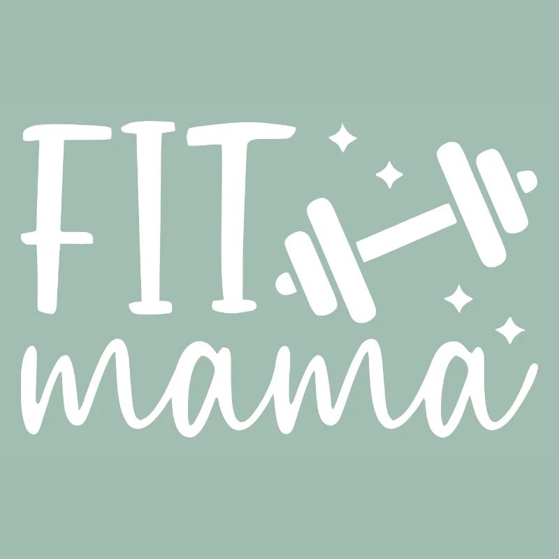 Fit Mama with Dumbbell