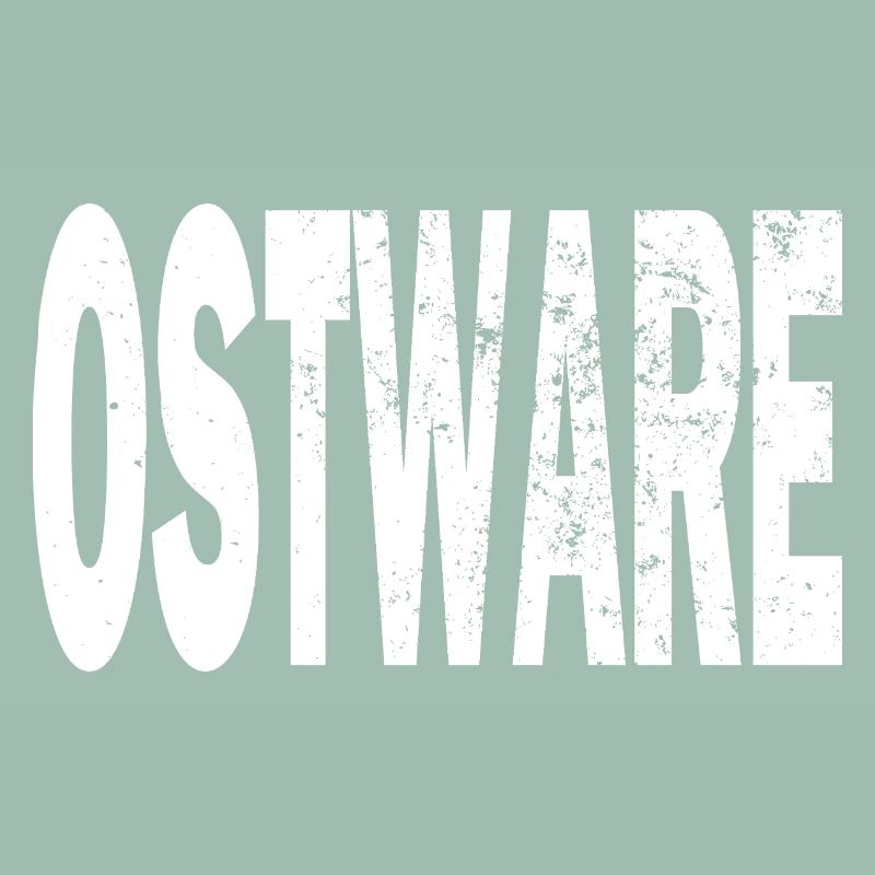 T-shirt à capuche Ostalgie Ostware Ostalgie Fun Fun