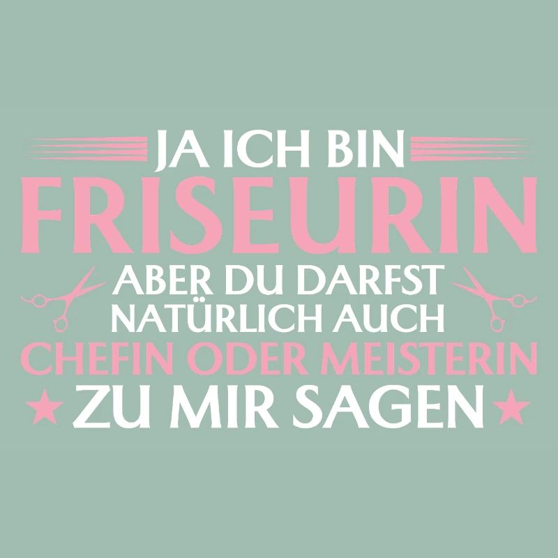 Friseurin Chefin oder Meisterin