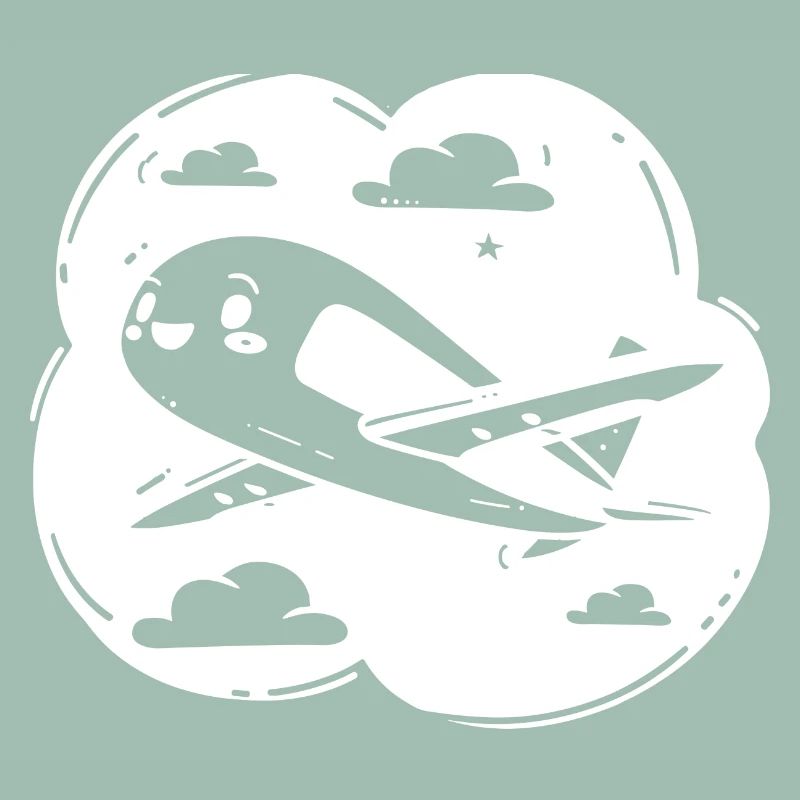 Propeller Plane Drawing
