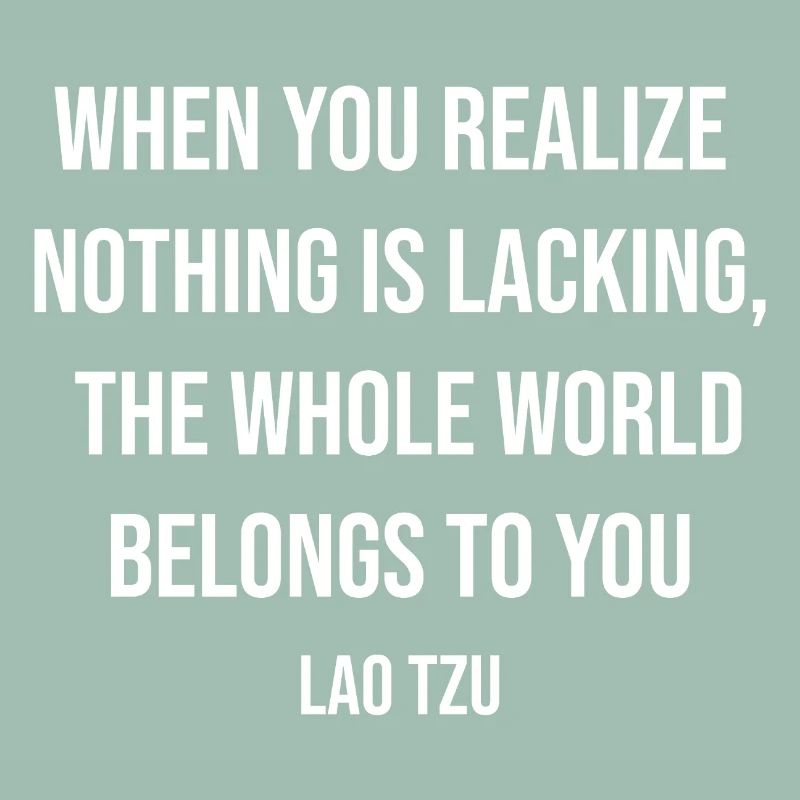 Lao Tzu Realization Quote Tee