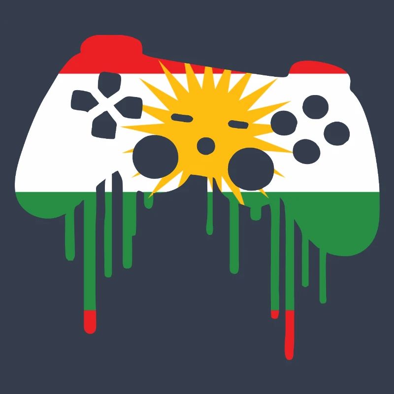 Kurdisch gaming flag