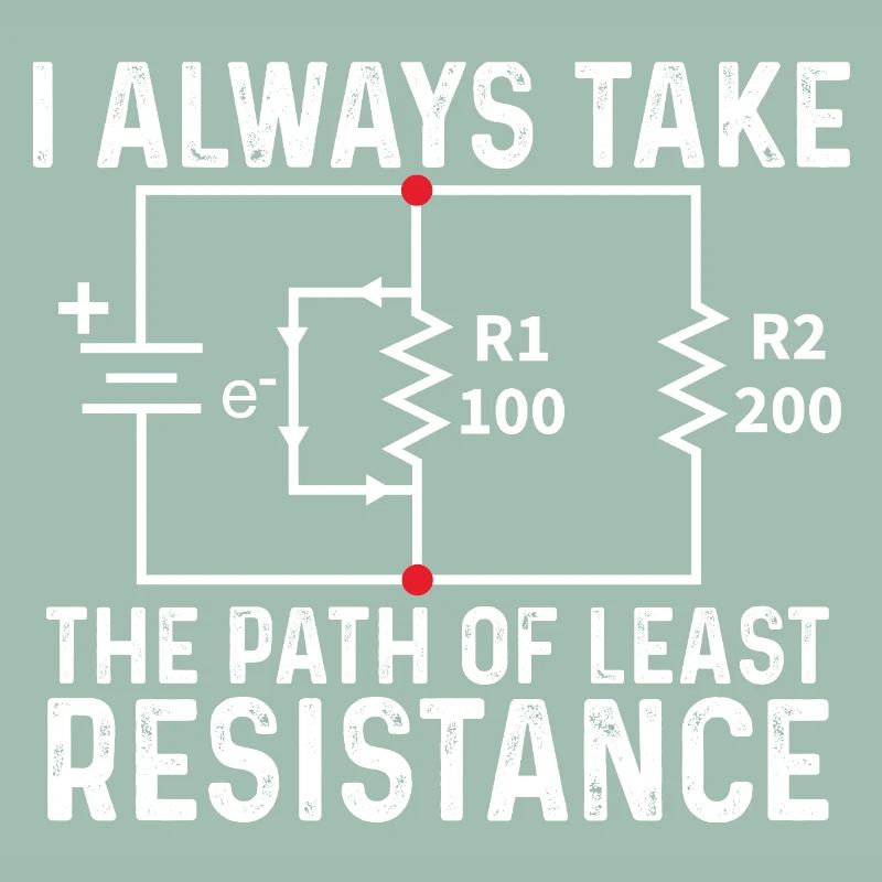 Prendre le chemin de la moindre résistance Ohm Joke