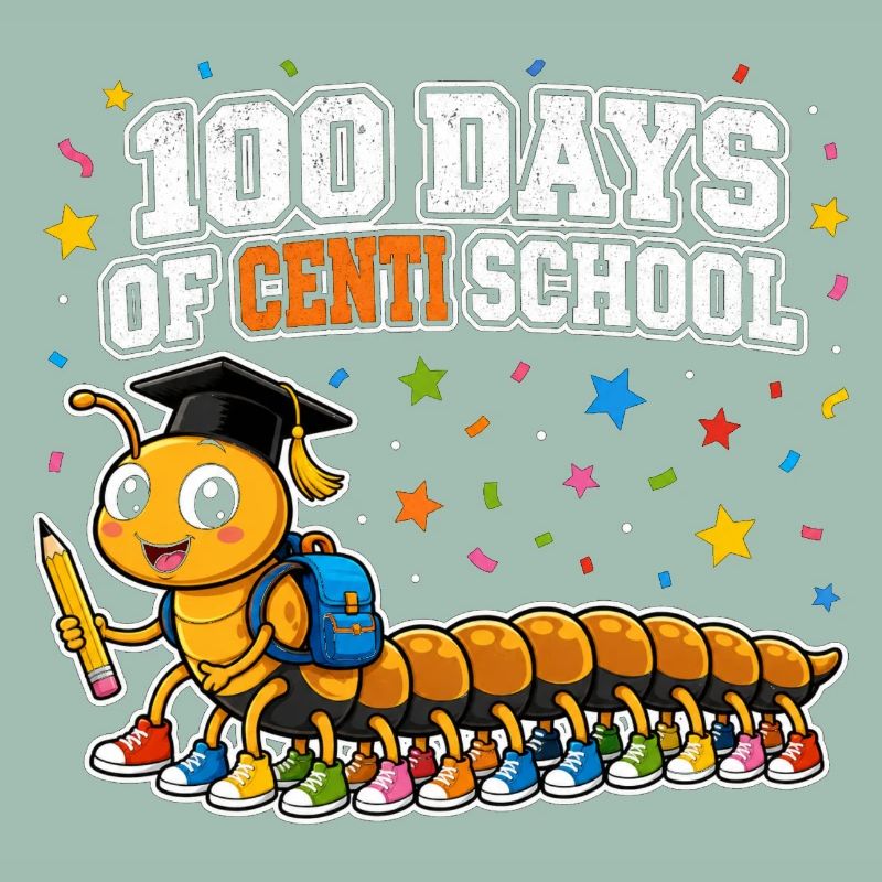 Centipede 100 jours d’école Cent jambes
