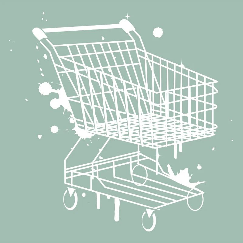 Panier d'achat graffiti