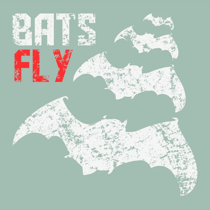 Bats Fly - Bat - Bat - Design