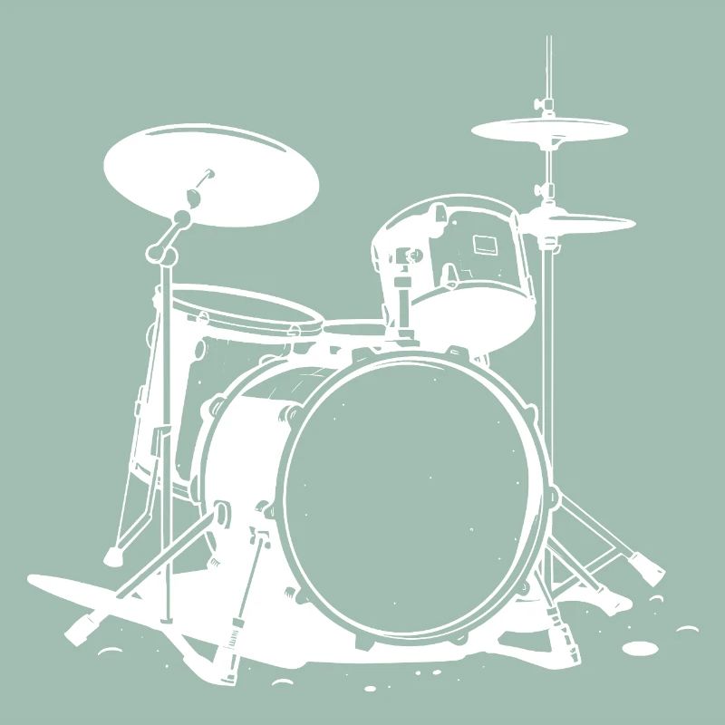 Drum Set Drawing