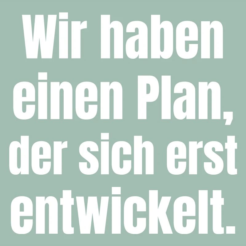 We have a plan that is only developing