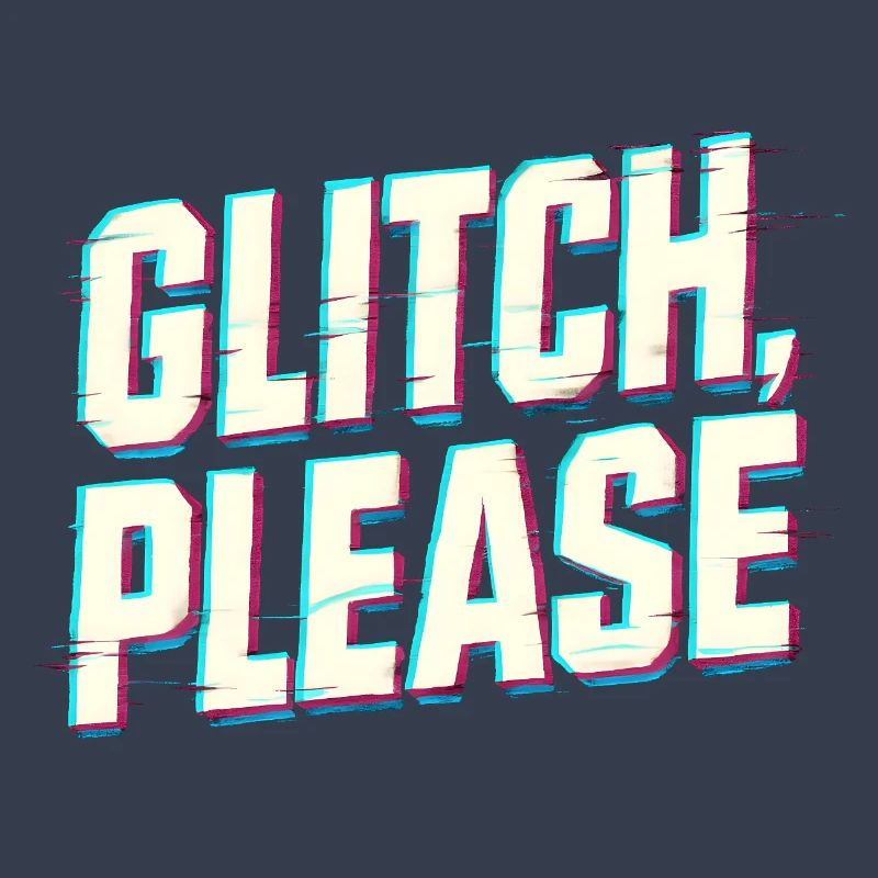 Glitch Please | Retro Gaming Hacker Vibes
