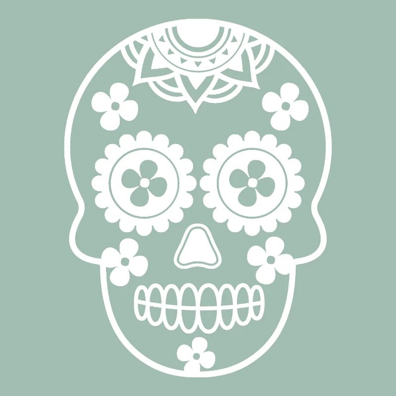 Skull Skull Sugar Skull Mexico Gift