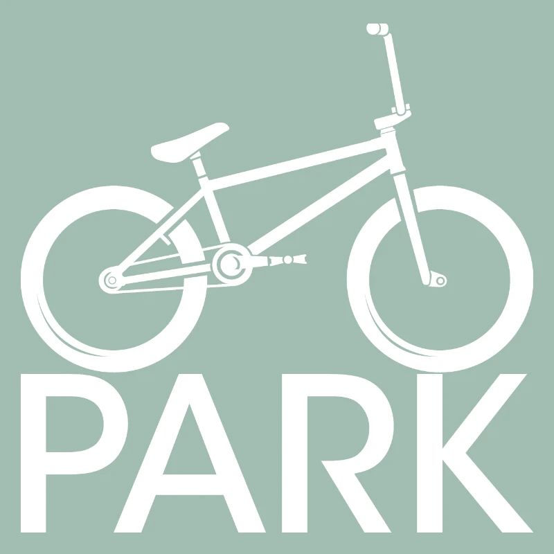 Icône de vélo de parc BMX icône de logo halfpipe