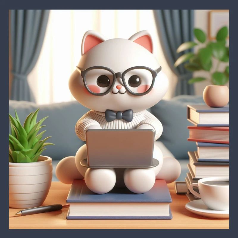 3D-Computer-Katze