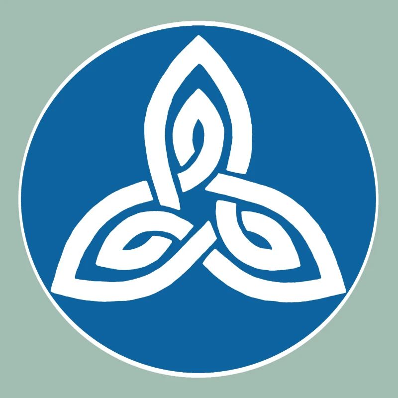 Fleur celte bleu