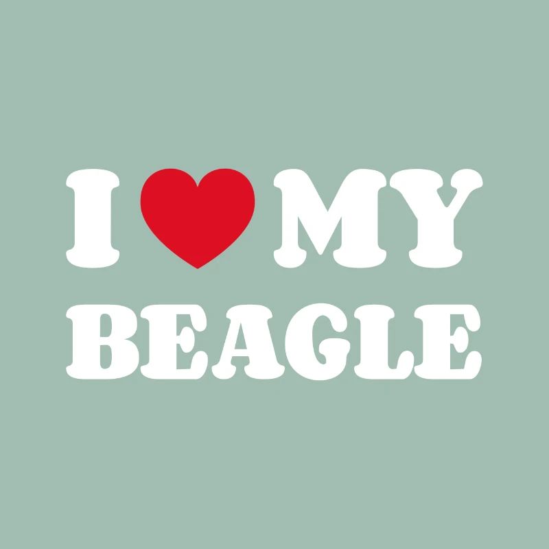 J’aime mon beagle