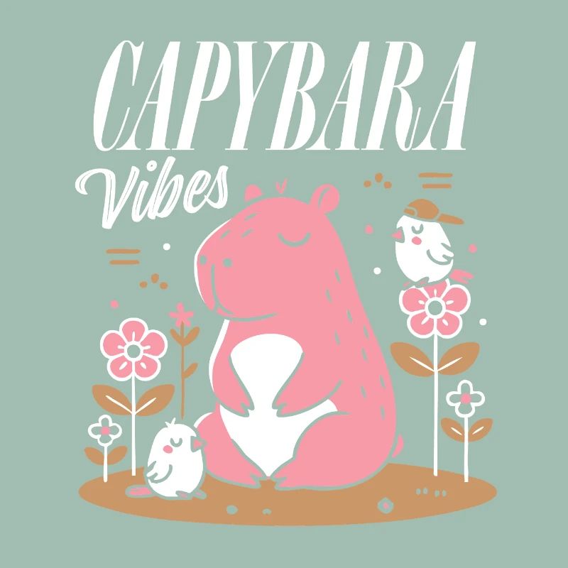 Entspannte Capybara-Vibes