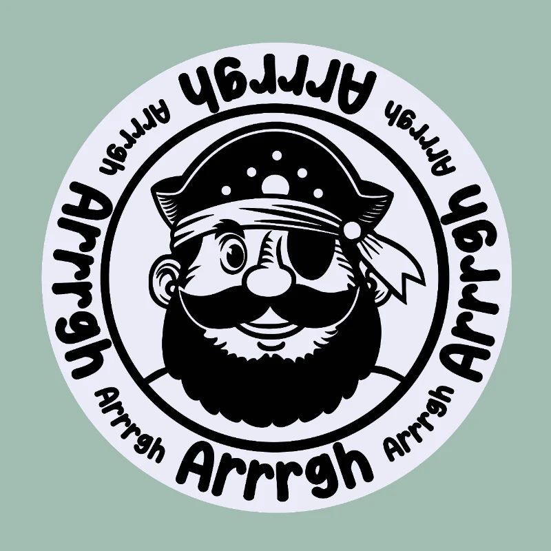 Drôle de pirate avec cache-œil