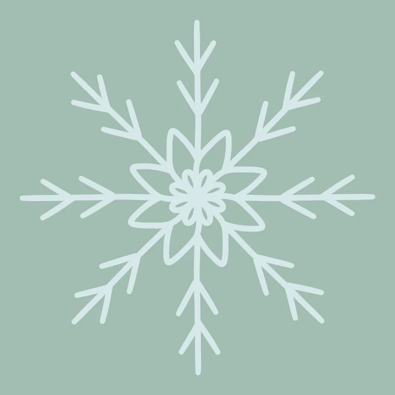 Elegant Snowflake Pattern Design