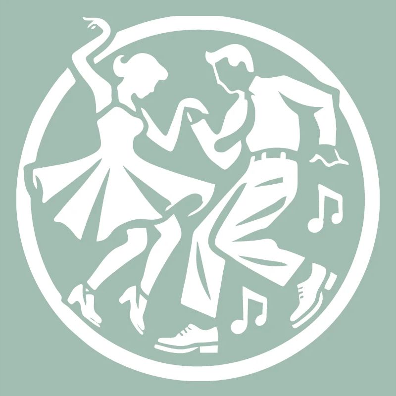 Conception de silhouette rock 'n' roll