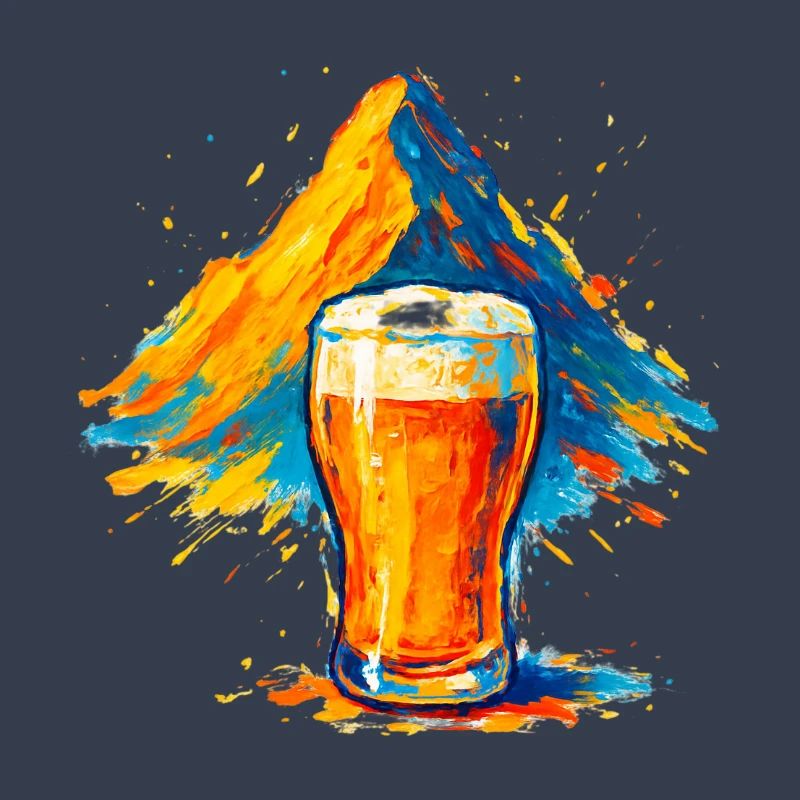 Biergipfel Farbexplosion
