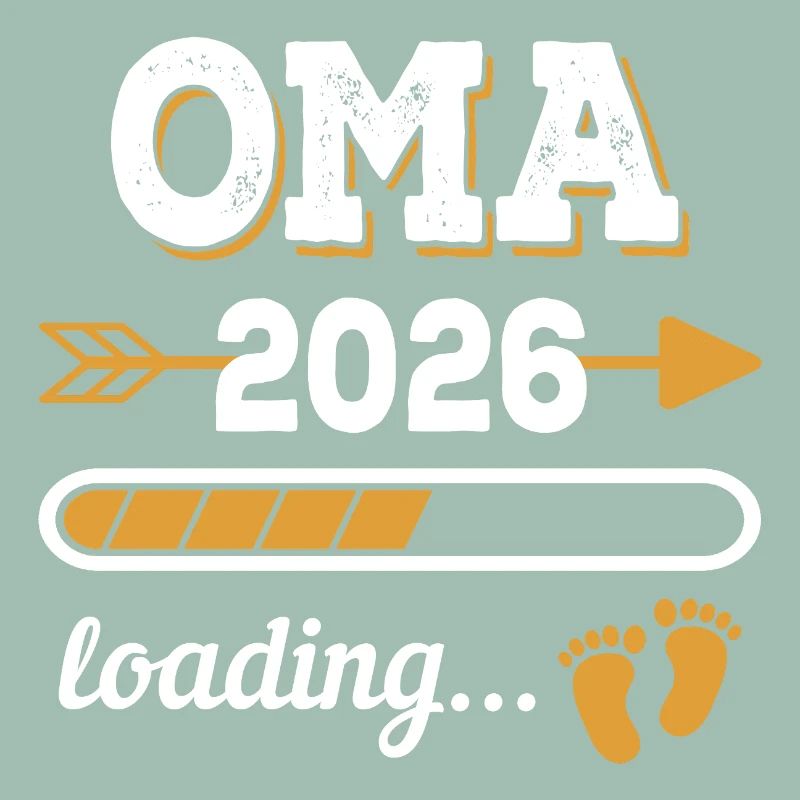 Oma 2026 Loading Zukünftige Großmutter Geschenk