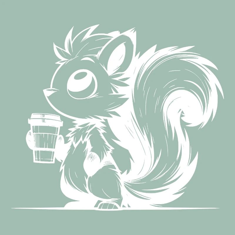 Squirrel in a caffeine rush - I'm already awake