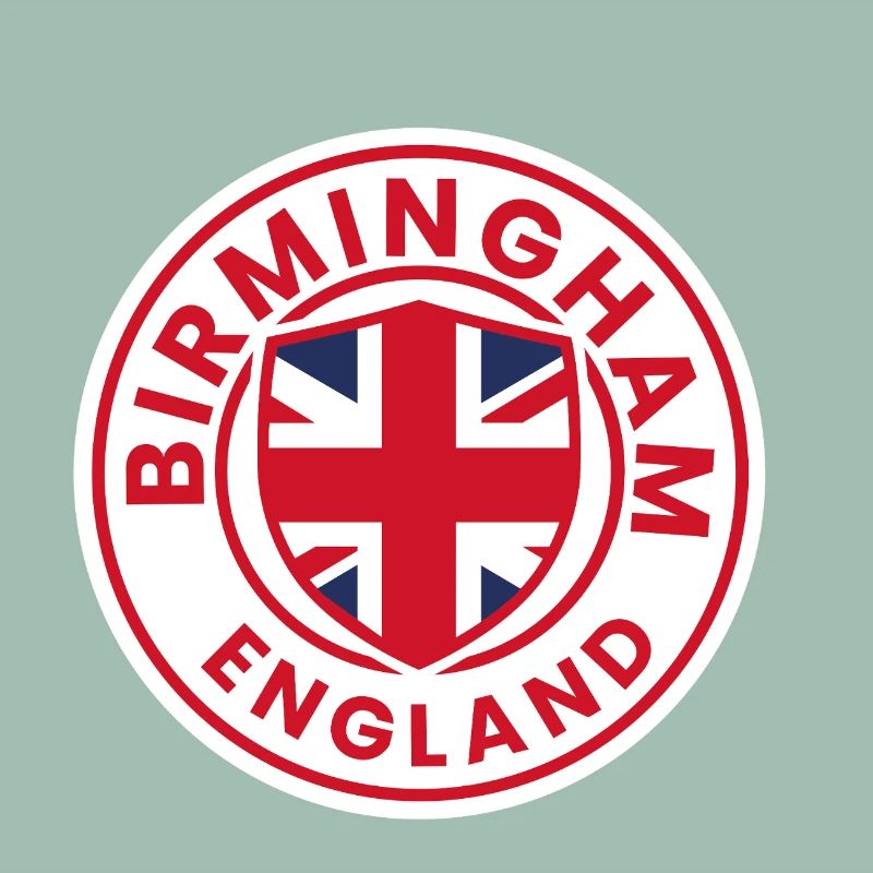 Emblème de Birmingham, Angleterre,